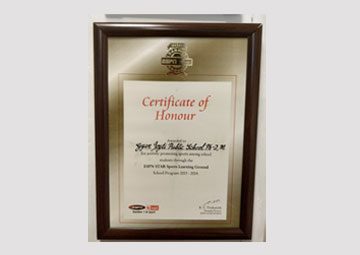 Certificate of Honour